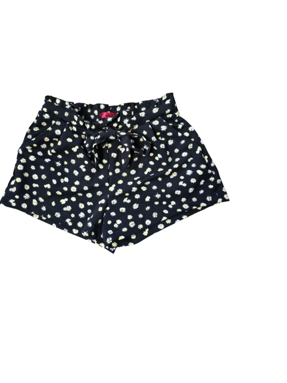 Hot Kiss Floral Paperbag Waist Shorts Women’s L High Rise Boho Pockets